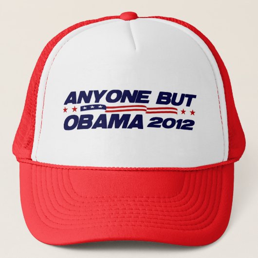 Iedereen behalve Obama 2012 Trucker Pet (Voorkant)