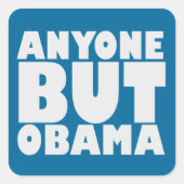 Iedereen behalve Obama Sticker (Voorkant)