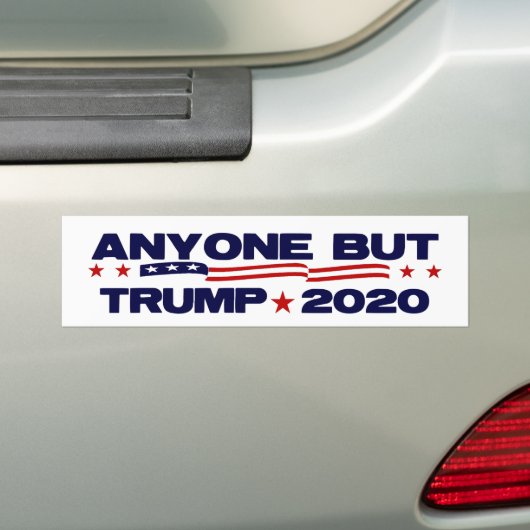 Iedereen behalve Trump 2020 Bumpersticker (Op auto)