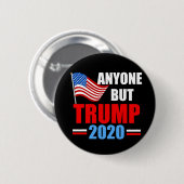 Iedereen behalve Trump 2020 Ronde Button 5,7 Cm (Voorkant /achterkant)