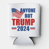 Iedereen behalve Trump 2024 grappig politiek Blikjeskoeler (Voorkant)