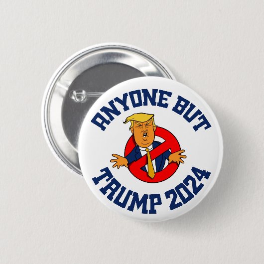 Iedereen behalve Trump 2,25-inch Button (Voorkant /achterkant)