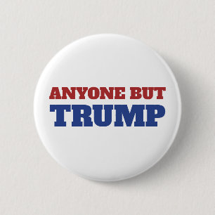 Iedereen behalve Trump America Election Ronde Button 5,7 Cm