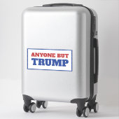 Iedereen behalve Trump America Election Sticker (Koffer)