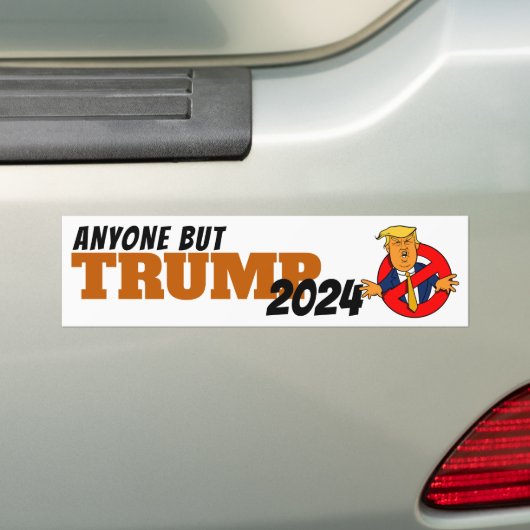 Iedereen behalve Trump Bumpersticker #1 (Op auto)