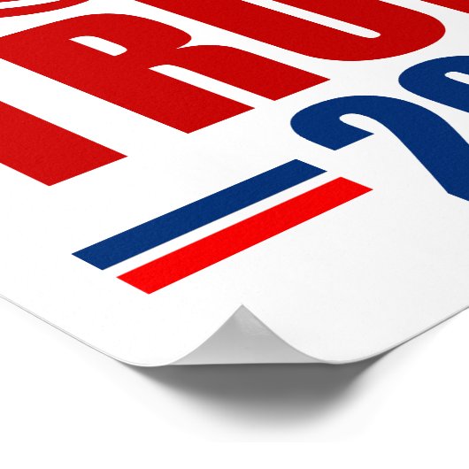 Iedereen behalve Trump Grappig 2024 verkiezingen Poster (Hoek)