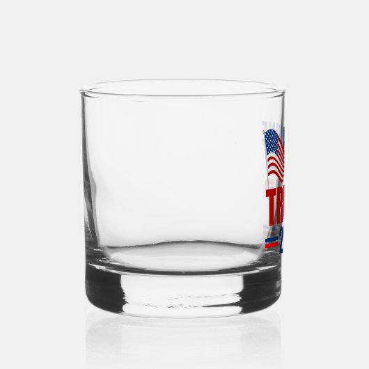 Iedereen behalve Trump Grappig 2024 verkiezingen Whisky Glas (Rechts)