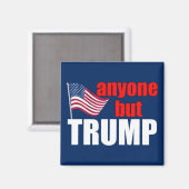 Iedereen behalve Trump Grappig Anti Trump Magneet (Voorkant / Achterkant)