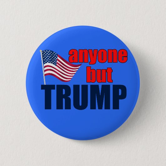 Iedereen behalve Trump Ronde Button 5,7 Cm (Voorkant)