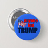 Iedereen behalve Trump Ronde Button 5,7 Cm (Voorkant /achterkant)