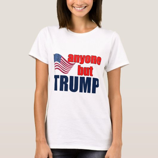 Iedereen behalve Trump T-shirt (Voorkant)