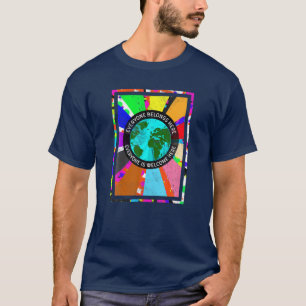Iedereen behoort hier tot de Dag van de Gay Pride T-shirt