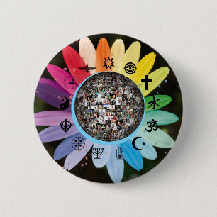 Iedereen behoort tot de integratie van diversiteit ronde button 5,7 cm