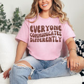 Iedereen communiceert anders | Autisme | SNELHEID T-shirt