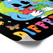 Iedereen communiceert anders Autisme Spraak Th Poster (Hoek)