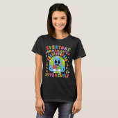 Iedereen Communiceert Anders Autisme Spraak Th T-shirt (Voorkant volledig)