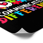 Iedereen communiceert anders dan logopedische ther poster (Hoek)