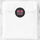 Iedereen communiceert anders Hart Autisme Waarde Ronde Sticker (Tas)