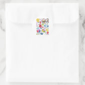 Iedereen communiceert verschillend Autisme Bewust Ronde Sticker (Tas)