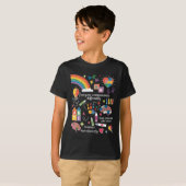 Iedereen communiceert verschillend Autisme Bewust T-shirt (Voorkant volledig)