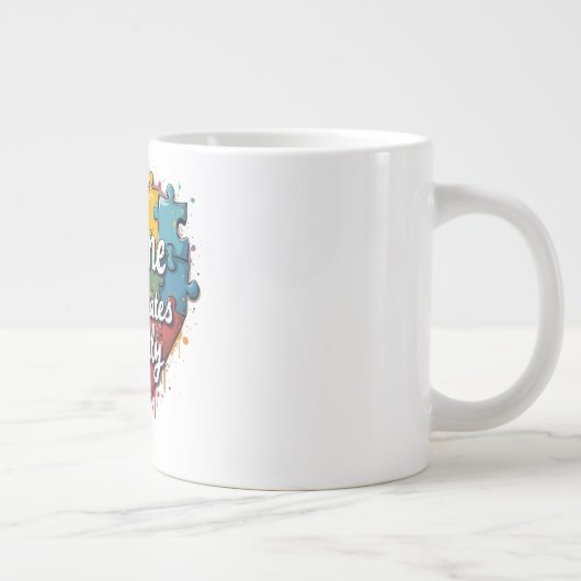 Iedereen communiceert verschillend grote koffiekop (Rechts)