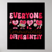 Iedereen communiceert verschillend speciaal onderw poster (Voorkant)
