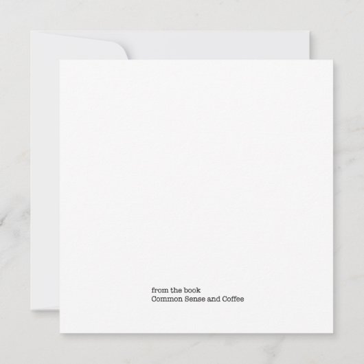 Iedereen Creëer zijn eigen Truth Note Card Notitiekaartje (Achterkant)