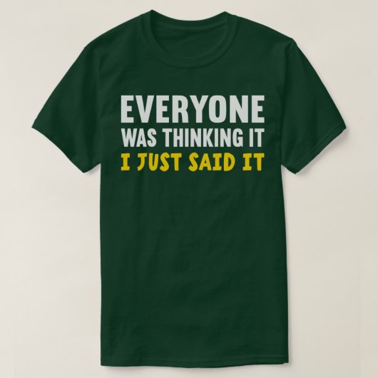 Iedereen dacht dat ik het introvert. t-shirt (Design voorkant)