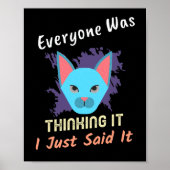 Iedereen dacht dat ik het zei. poster (Voorkant)