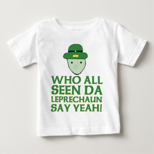 Iedereen die Da Leprechaun ziet zeggen: Ja Meme (Voorkant)