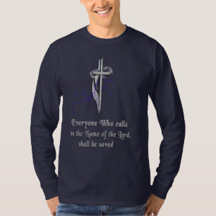 Iedereen die de naam van de Heer roept T-shirt