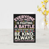 Iedereen die je ontmoet, vecht tegen een vechttand kaart (Gele Bloem)