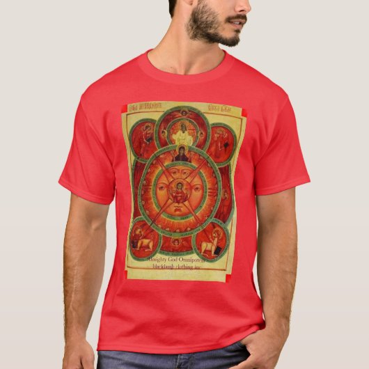 Iedereen die oog ziet2, Almachtige God Omnipoten.. T-shirt (Voorkant)