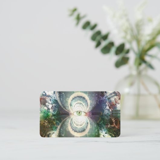 Iedereen die oog ziet visitekaartje (Staand voorkant)