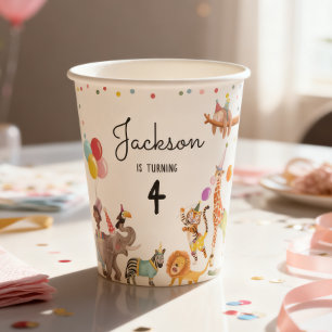 Iedereen die van Feesten Houdt Safari Gezamenlijke Papieren Bekers