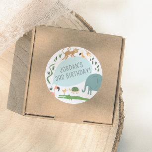 Iedereen die van Feesten Houdt Wordt Opgeroepen! M Ronde Sticker