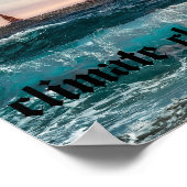 Iedereen die zich zorgen maakt over klimaatverande poster (Hoek)