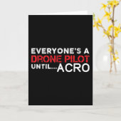 Iedereen een drankenpiloot tot Acro - grappige FPV Kaart (Gele Bloem)