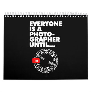 Iedereen een fotograaf tot handmatige modus kalender