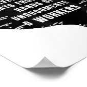 Iedereen eet uit de handen van ongedocumenteerde w poster (Hoek)