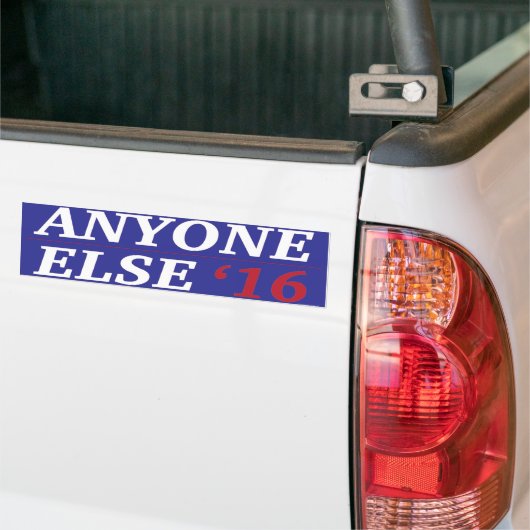 Iedereen Else Bumpersticker 2016 (Op Truck)