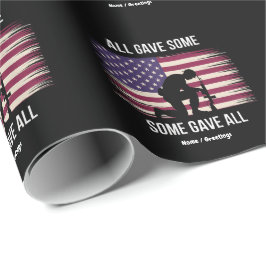 Iedereen gaf wat, sommigen gaven alles, Amerikaans Cadeaupapier