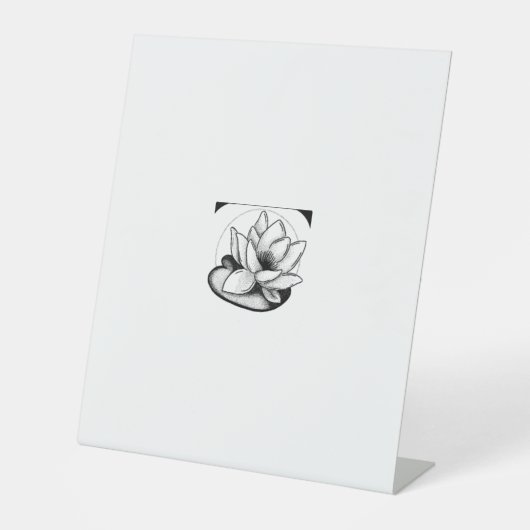 Iedereen gebruikt reclamebord met voetstuk (Voorkant)