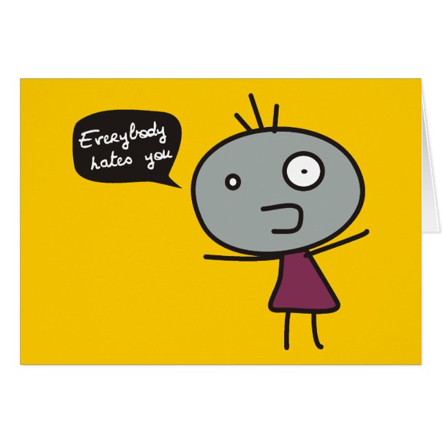 Iedereen haat je (Voorkant Horizontaal)