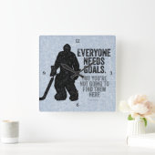 Iedereen heeft behoefte aan een vierkant wandklok  (Huis)