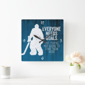 Iedereen heeft behoefte aan een vierkant wandklok  (Huis)