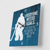 Iedereen heeft behoefte aan een vierkant wandklok  (Hoek)