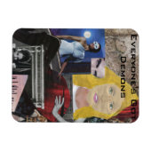 Iedereen heeft demonen Pop kunstmagneet Magneet (Horizontaal)