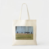 Iedereen heeft die ene vriend tote bag (Voorkant)