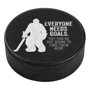 Iedereen heeft doelen nodig (hockey) hockey puck